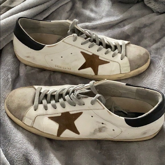 Golden Goose Other - Golden Goose White & Brown Superstar Sneakers
